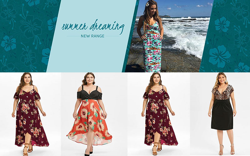 Up to 50% Off on Women's Plus Size Summer Dresses