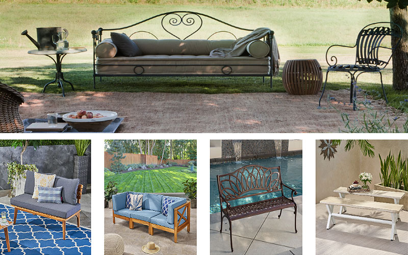 Shop Modern Outdoor Sofas & Benches on Sale Prices