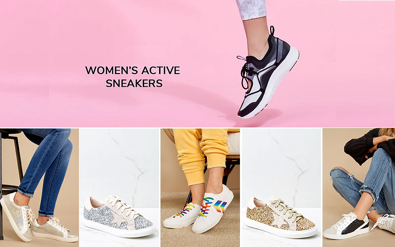 Shop Online Women's Sneakers Shoes on Sale Prices
