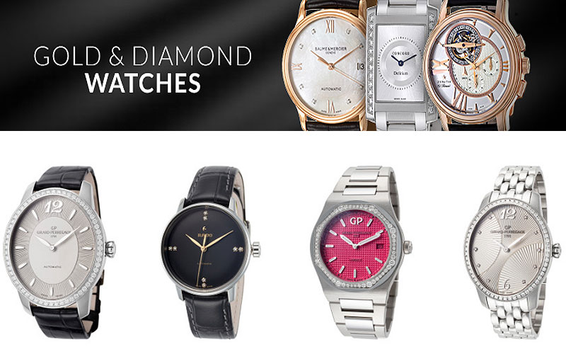 Up to 75% Off on Women's Gold & Diamond Watches