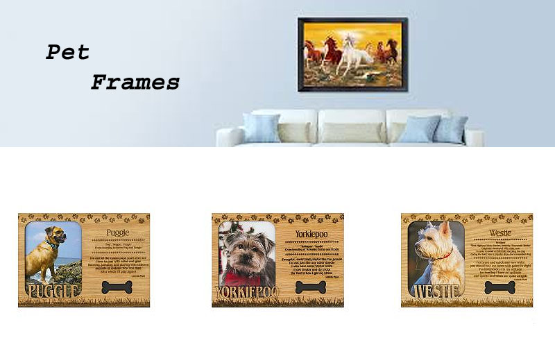 Personalized Pet Photo Frames on Sale Prices