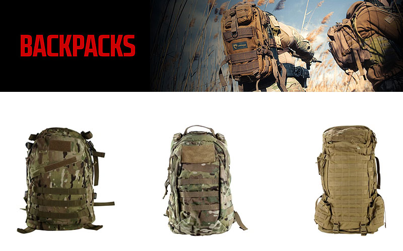 Tactical Bags & Backpacks as Low as $9.99 Only