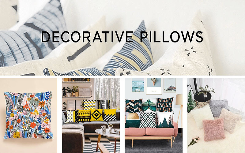Buy Online Decorative Pillows on Sale Prices