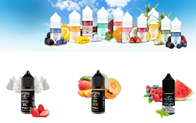 Shop for Best Nicotine Salt E-Juices on Sale Prices