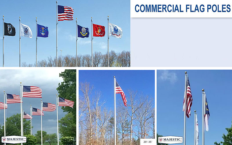 Commercial Flagpoles & Sets on Sale Prices