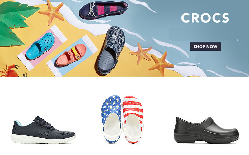 Up to 25% Off on Crocs Footwear