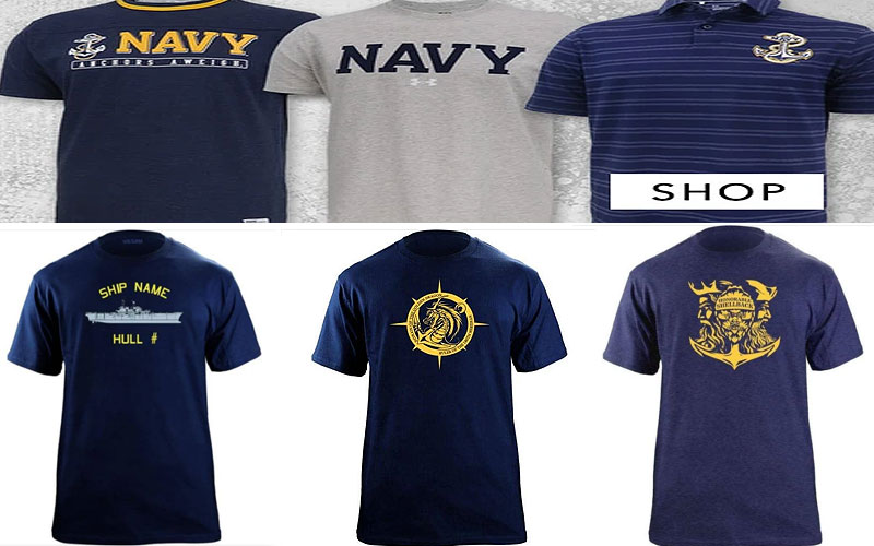 Men's Navy T-Shirts Online on Sale