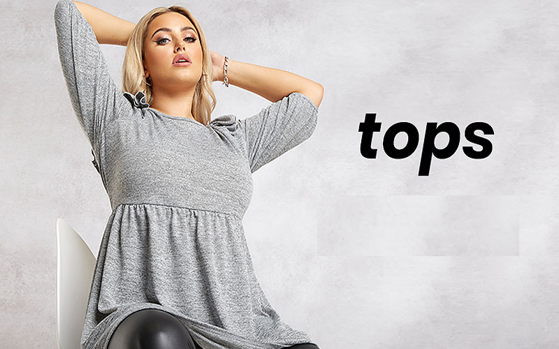 Up to 55% Off on Trendy Women's Plus Size Tops