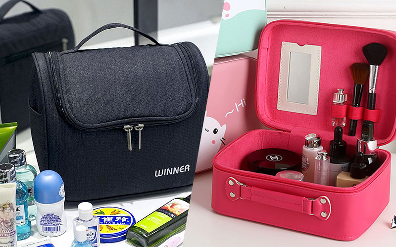 Up to 80% Off on Makeup Organizers & Cosmetic Bags