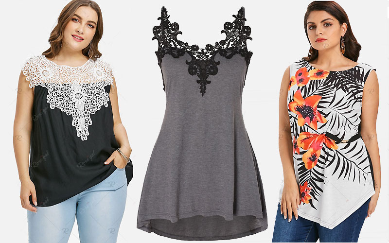 Up to 50% Off on Plus Size Tank Tops