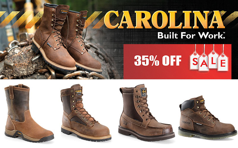 Up to 35% Off on Carolina Footwear