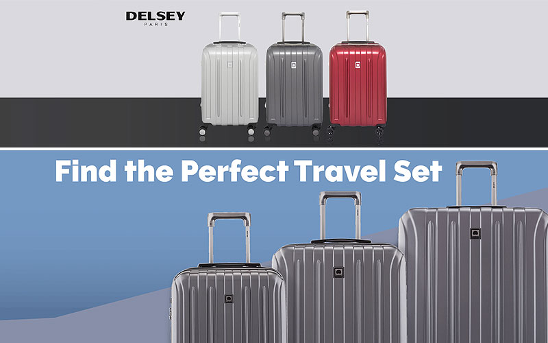 Up to 70% Off on Delsey Paris Luggage Set