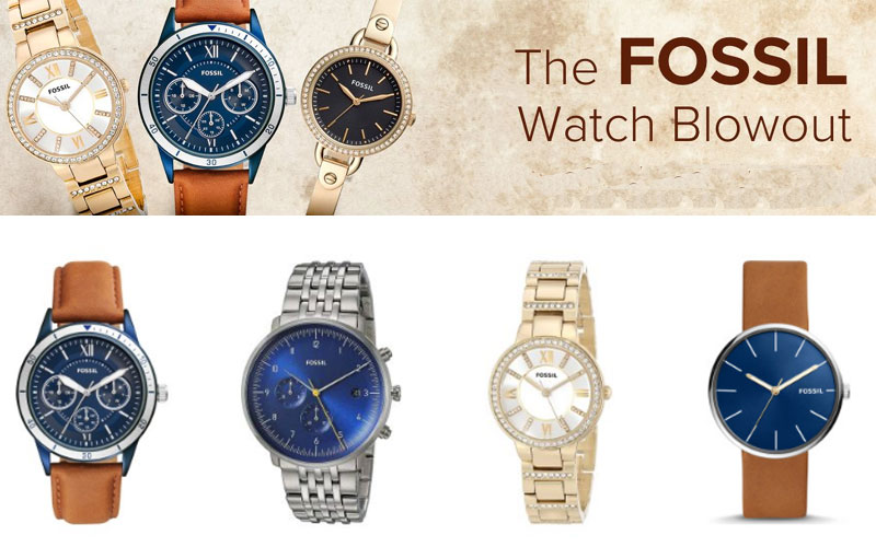 Fossil Watches Blowout! Up to 70% Off on New Arrival