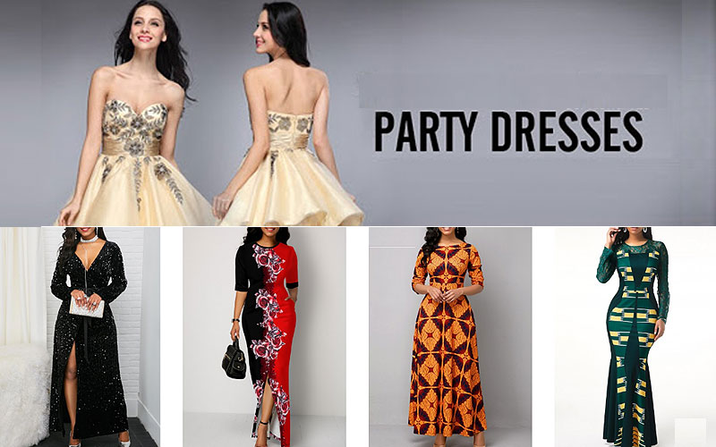Up to 65% Off on Women's Party Dresses