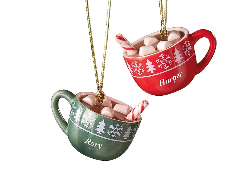 Forever Friends Hot Cocoa Mug 2-Piece Ornament