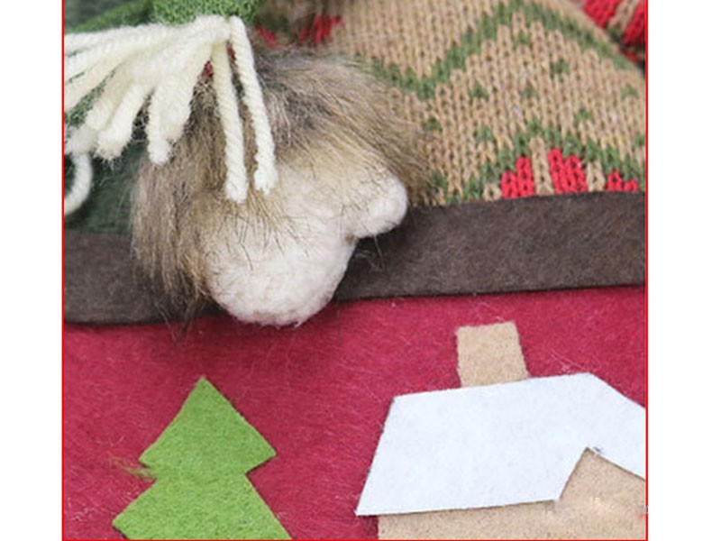 Xmas Santa Claus Styled Stockings Gift Bag Christmas Tree Ornament Decor
