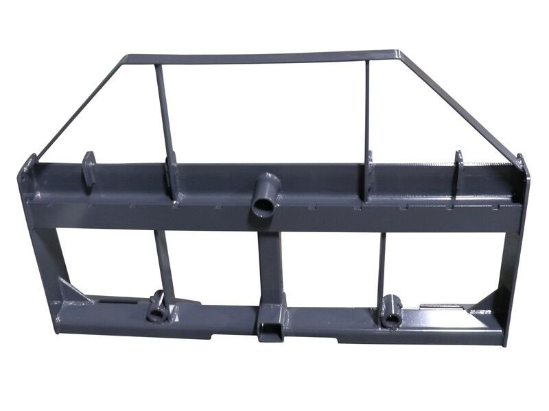Pallet Fork Hay Frame Attachment with Rack and Receiver Hitch