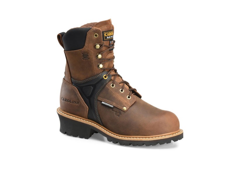 Men’s 8” Waterproof Toe Logger Internal MetGuard Boots