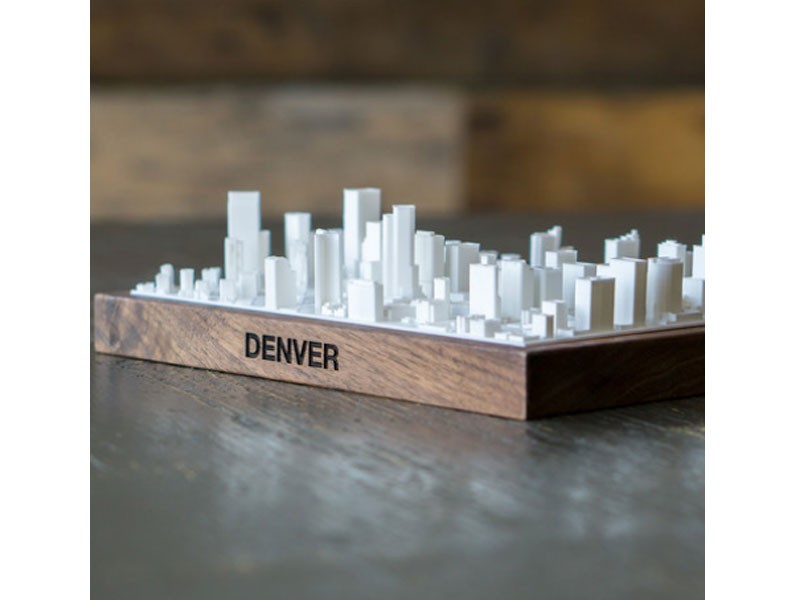 3D Model Printed Skylines Denver