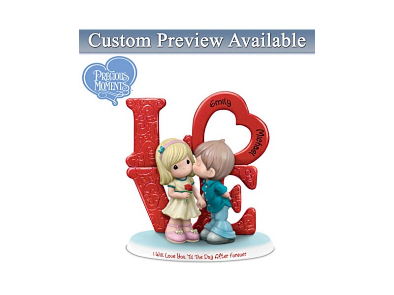 Precious Moments Personalized Figurine Honors Forever Love