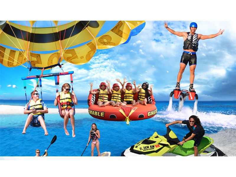 Flyboard Jet Ski Kayak & Parasail Package Miami Tour Package