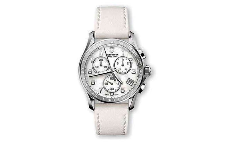 Swiss Army Ladies Chrono Classic - White Mother Of Pearl - Date - Tachymeter