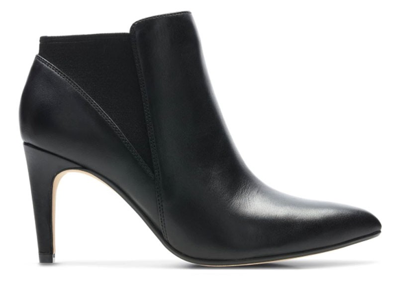 Women's Laina Violet Black Leather Boot