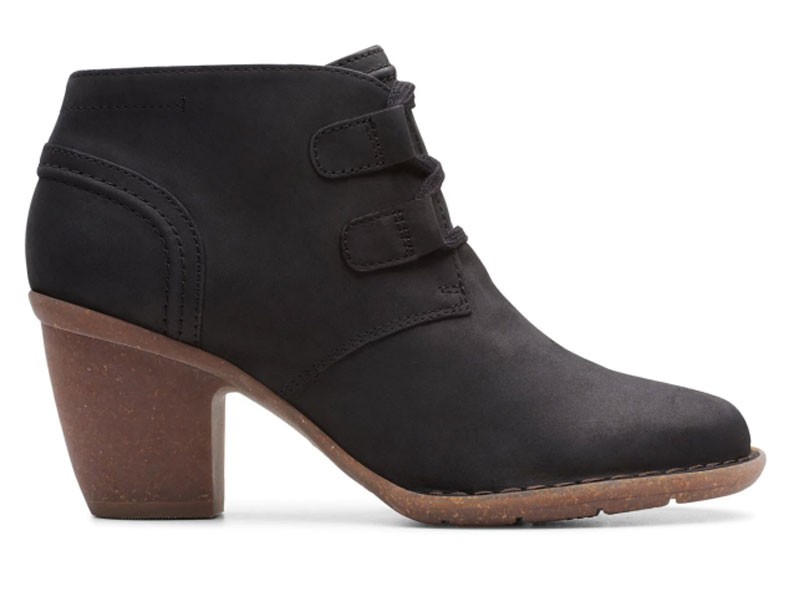 Carleta Lyon Black Oily Leather Women's Boot
