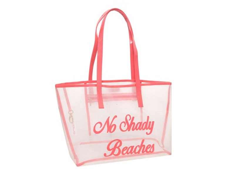 White Mesh Amy Tote with Watermelon No Shady Beaches For Women