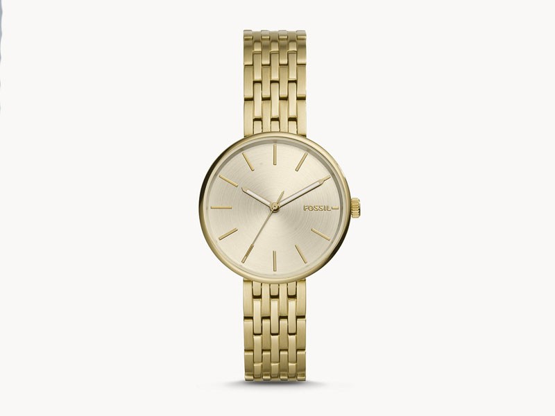  Hutton Three-Hand Gold-Tone Stainless Steel Watch For Women