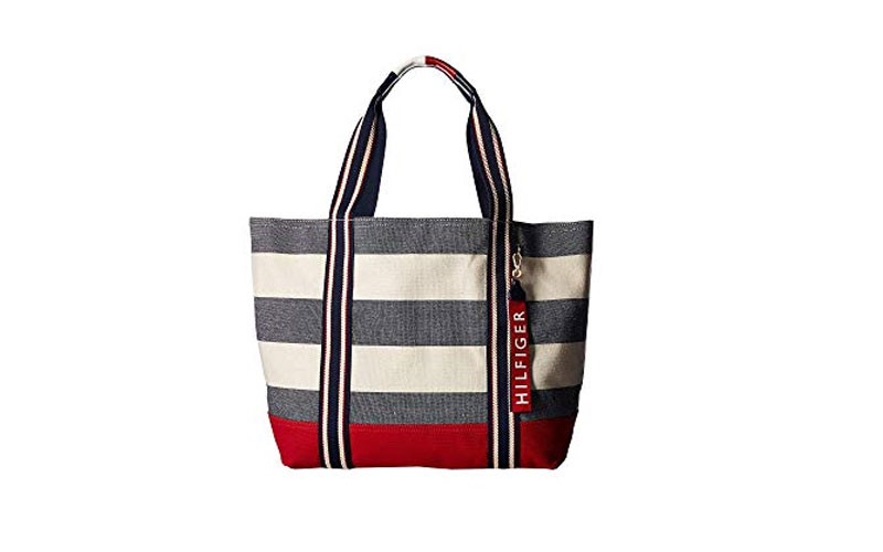 Tommy Hilfiger Canvas Item Tote Bags 