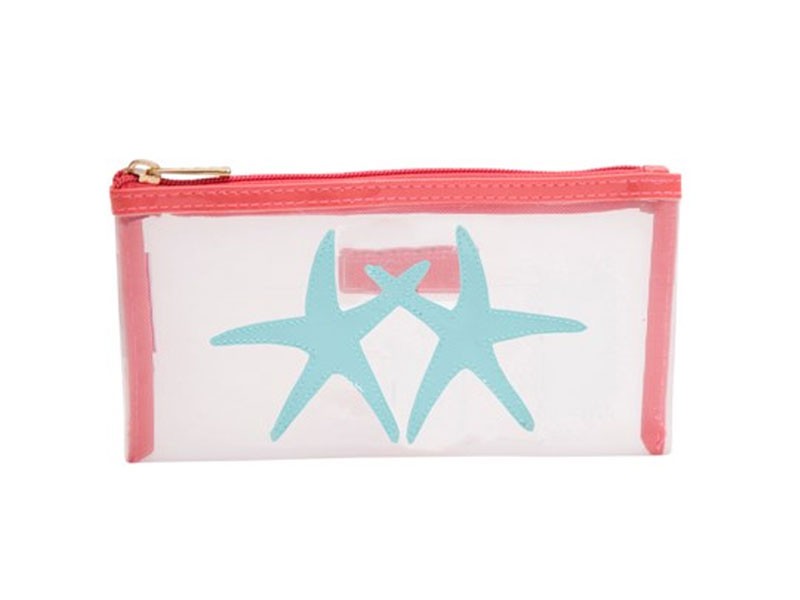 White Moya Case with Light Blue Double Starfish