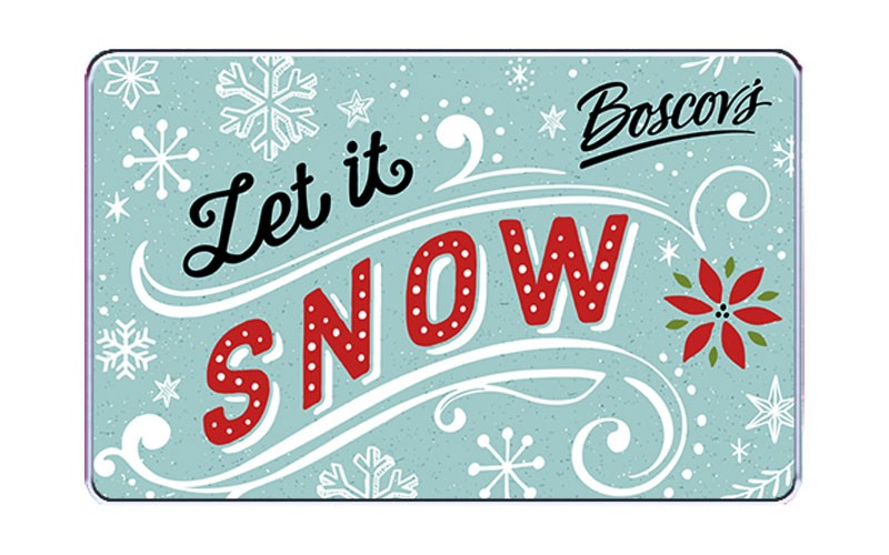 Boscov's Let It Snow Gift Card