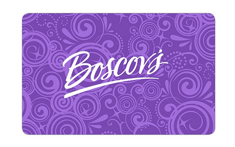 Boscov's Purple Swirls Gift Card