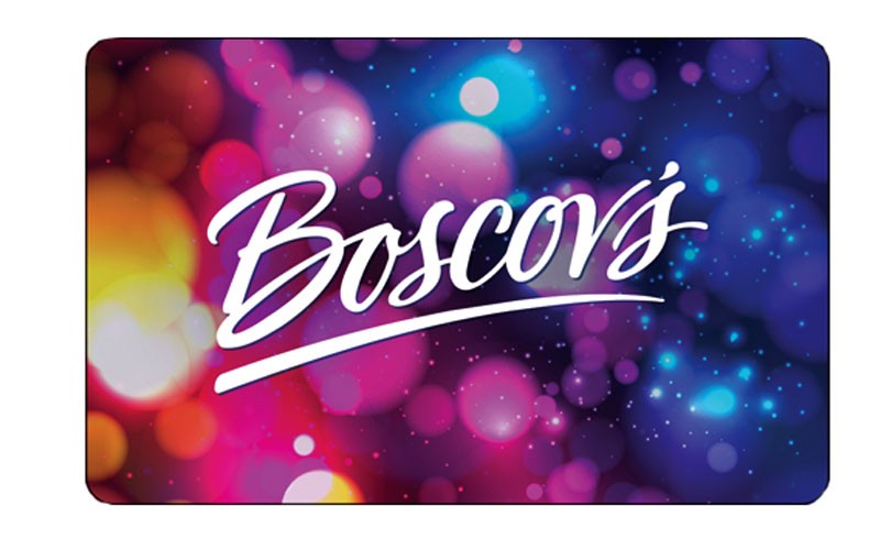 Boscov's Colorful Bubbles Gift Card
