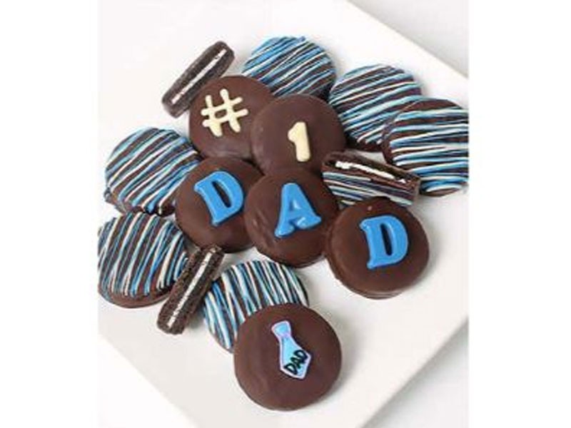 Dad Chocolate Covered Oreo Cookies