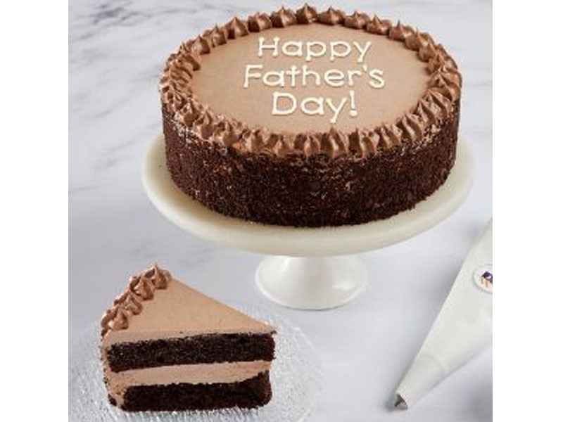 Happy Fathers Day Double Chocolate Cake