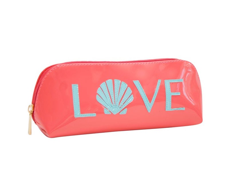 Watermelon Reynolds Case with Light Blue Love with scallop shell