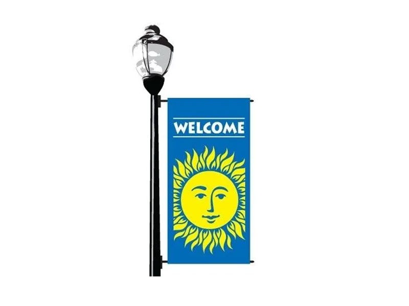 Sun Welcome Street Banner