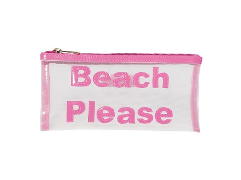 White Mesh Moya Case with Pink Beach Please