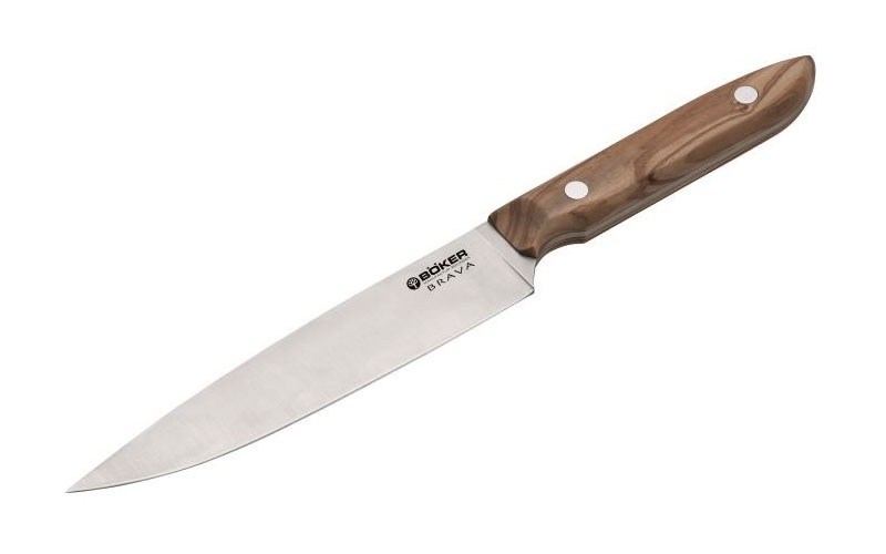 Boker Tree Band™ Brava Premium Kitchen Cutlery Olive Full Tang Utility Knife