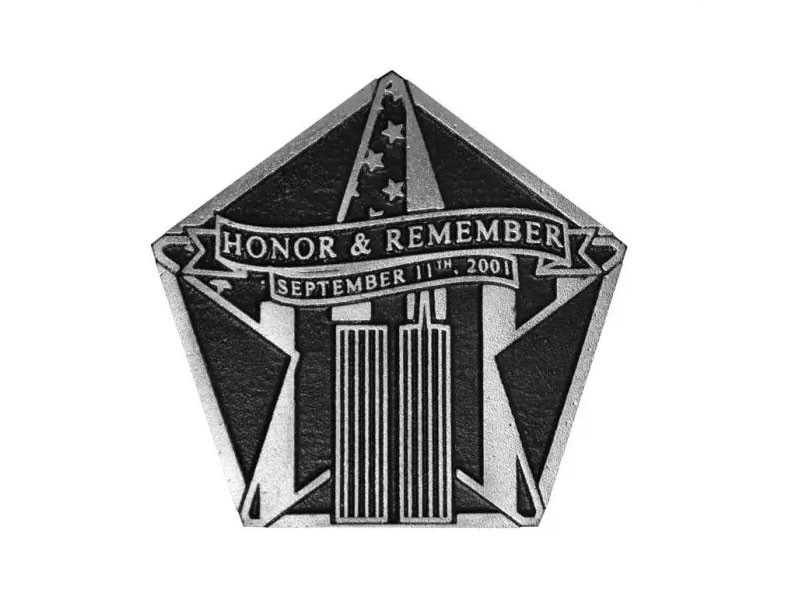 Aluminum 9/11 Grave Marker Honor & Remember