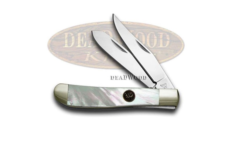 Hen & Rooster™ Genuine Mother of Pearl Mini Trapper Knife