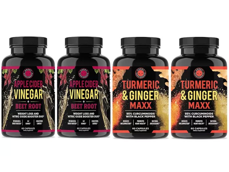 Angry Supplements Apple Cider Vinegar with Beet Root and Turmeric Ginger