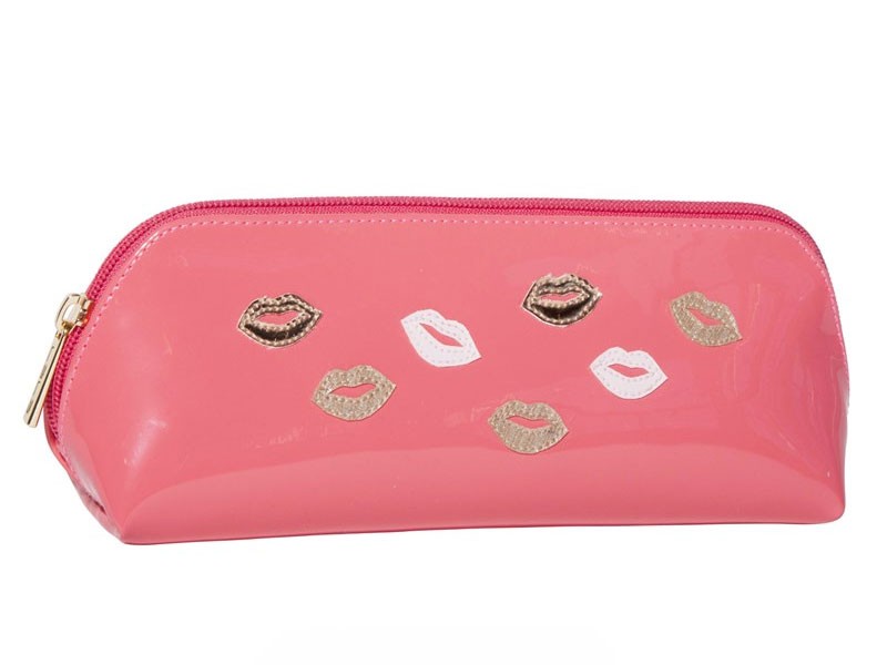 Women's Watermelon Reynolds Case with Multicolor Scattered Kisses Pouch
