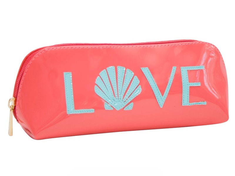 Women's Watermelon Reynolds Case with Light Blue Love with scallop shell