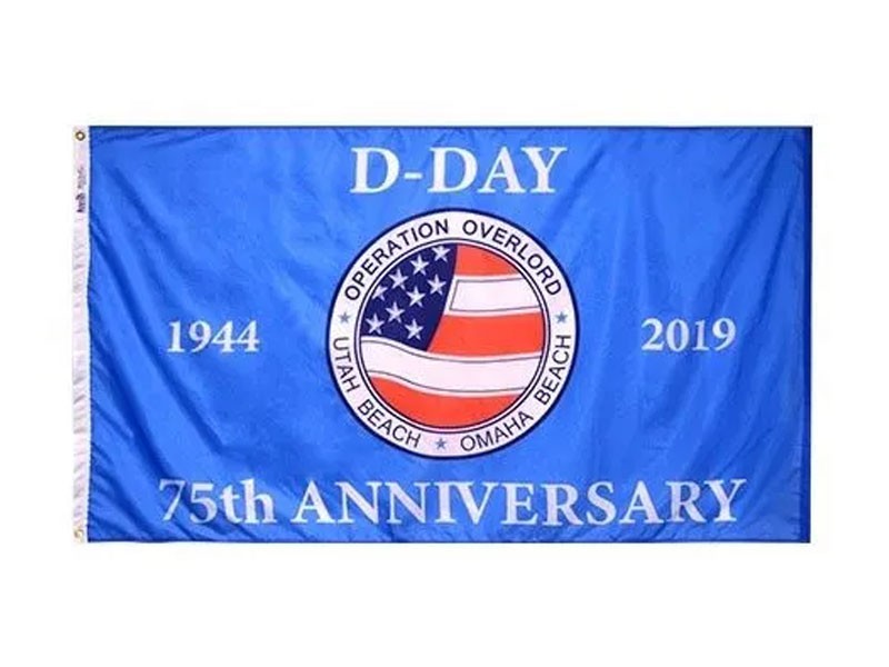 3' x 5' Nylon D-Day 75th Anniversary Flag