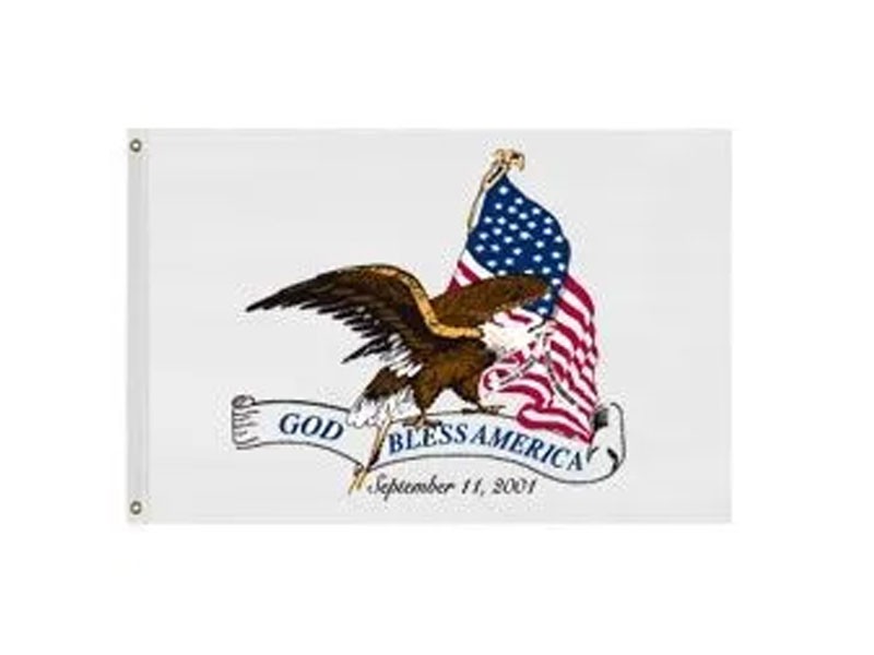 God Bless America Sept. 11Th Flag 3'X5'