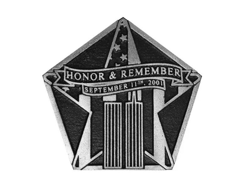 Aluminum 9/11 Grave Marker Honor & Remember