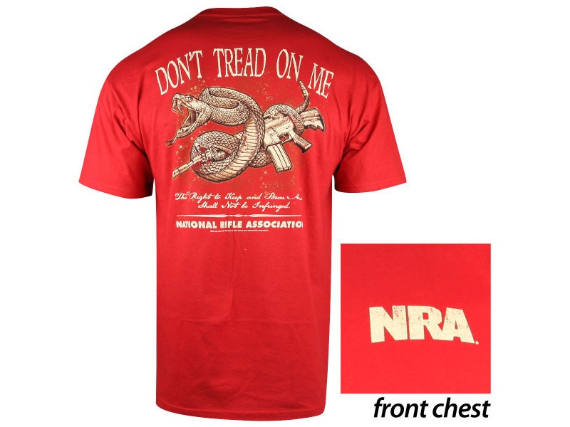 NRA AR Snake T-Shirt True Red For Men